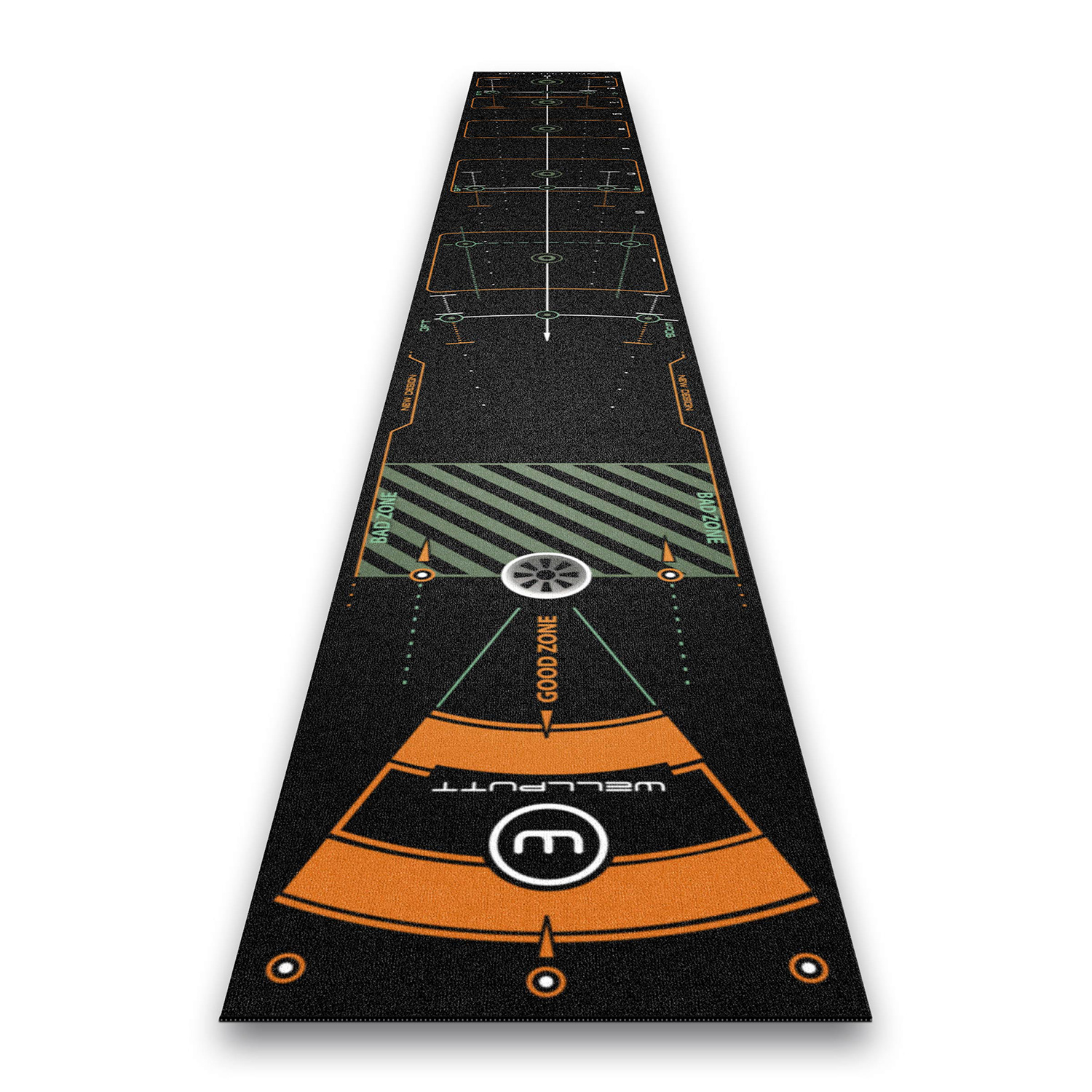 Wellputt 4M Putting mat BLACK (13ft)