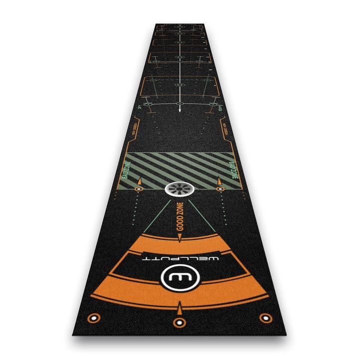 4M Putting mat BLACK (13ft) Wellputt