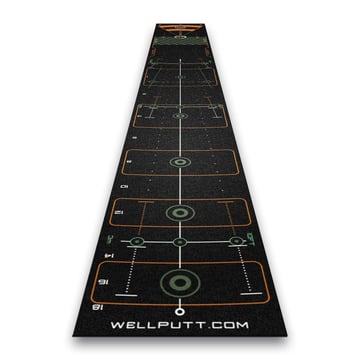 4M Putting mat BLACK (13ft) Wellputt