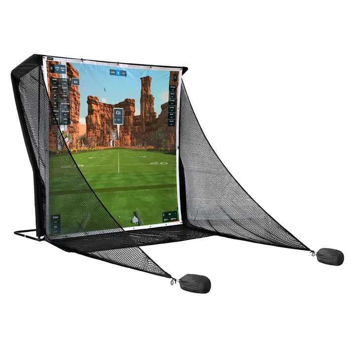 Deluxe Home Driving Net Impact Screen +20 Bungee Cords Sim Space